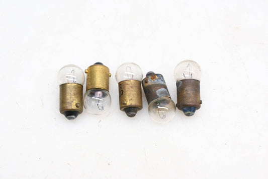 Aftermarket 53 Clear 12v Bulbs Qty 5 NOS