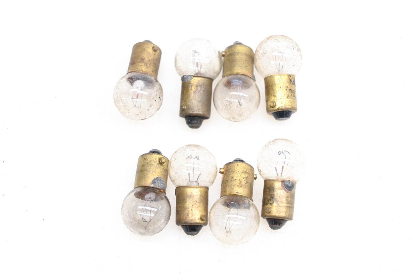 Aftermarket 1895 Clear 14v Bulbs Qty 8 NOS