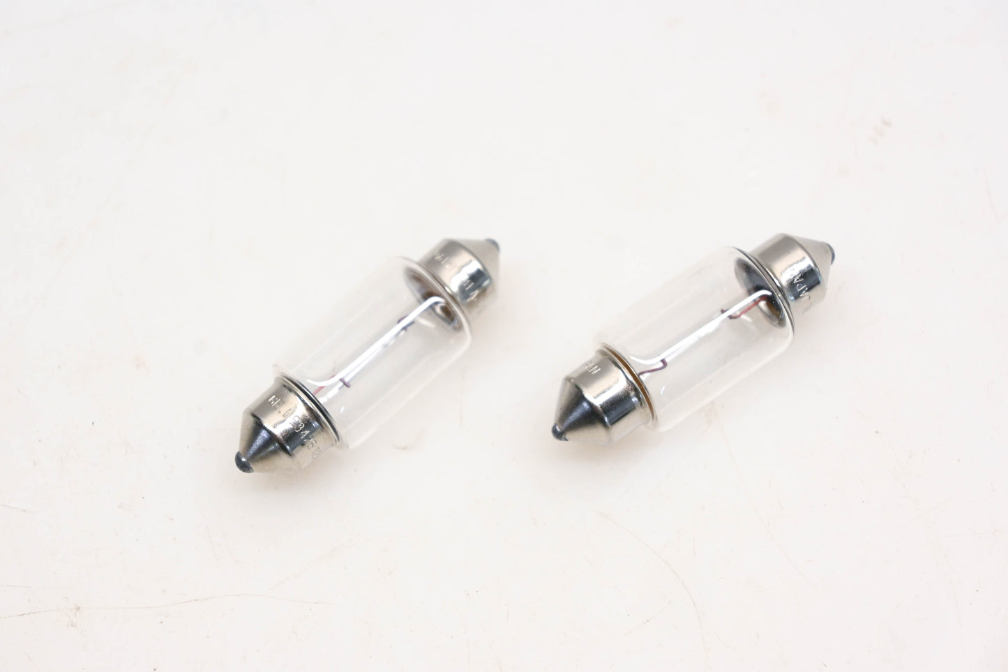 General Electric DE3425 Clear Bulbs Qty 2 NOS