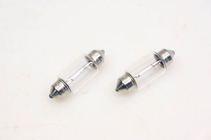 General Electric DE3425 Clear Bulbs Qty 2 NOS