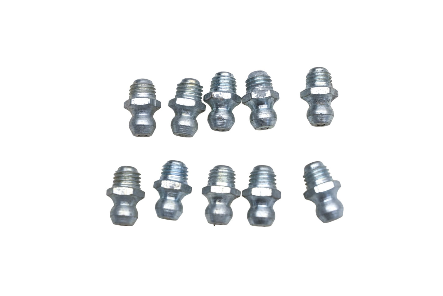 Aftermarket MQ034-1 Steel 5/16" Hex 1/4-28 Grease Fittings Qty 10 NOS