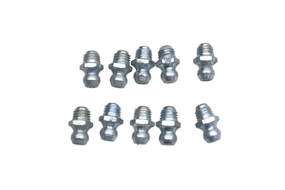 Aftermarket MQ034-1 Steel 5/16" Hex 1/4-28 Grease Fittings Qty 10 NOS
