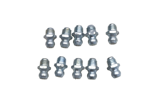 Aftermarket MQ034-1 Steel 5/16" Hex 1/4-28 Grease Fittings Qty 10 NOS