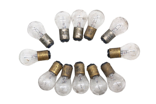General Electric 1130 Clear Bulbs 6.4V 16.83W Qty 12 NOS