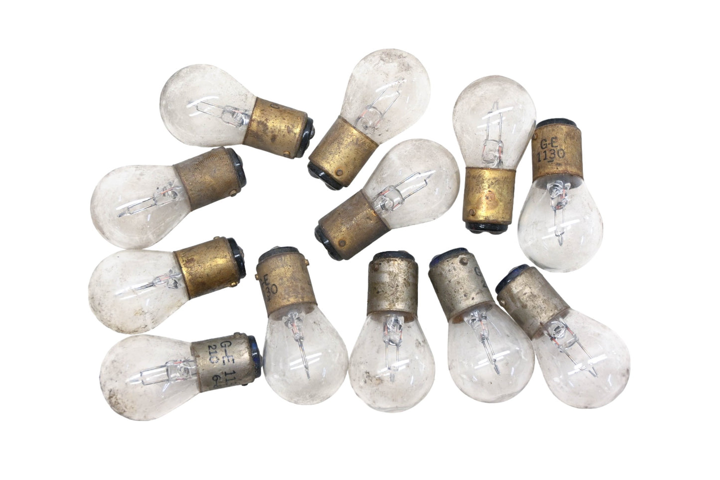 General Electric 1130 Clear Bulbs 6.4V 16.83W Qty 12 NOS