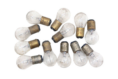 General Electric 1130 Clear Bulbs 6.4V 16.83W Qty 12 NOS