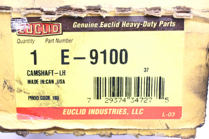 Euclid E-9100, E9100 Lefthand Air Brake Camshaft NOS