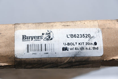 Buyers Products UB623520 U-Bolt 4" x 20" Kit NOS