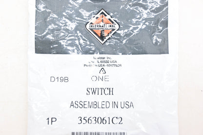 International 3563061C2 Headlight Control Rocker Switch NOS