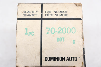 Dominion Auto 70-2000, 73-1000R Red Tail Light Marker Assembly NOS