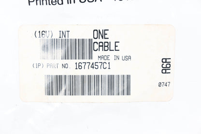 International 1677457C1 Hood Assist Cable Assembly NOS