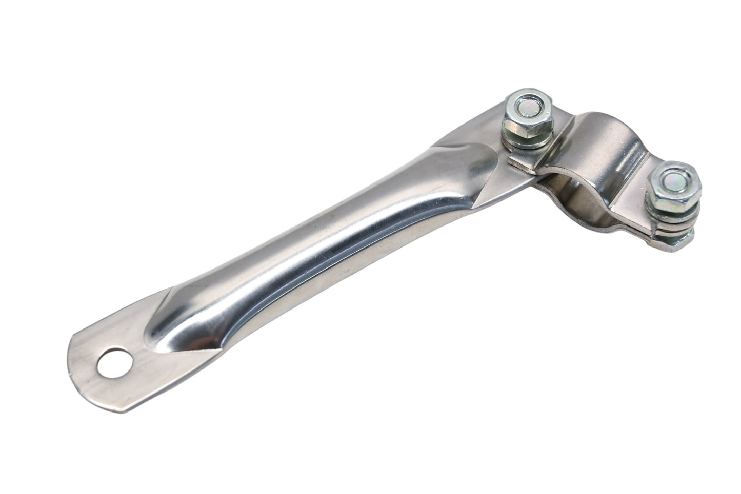 Delbar 465-C, 465C Clamp & Tube Chrome Mirror Bracket Assembly NOS