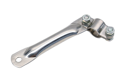 Delbar 465-C, 465C Clamp & Tube Chrome Mirror Bracket Assembly NOS