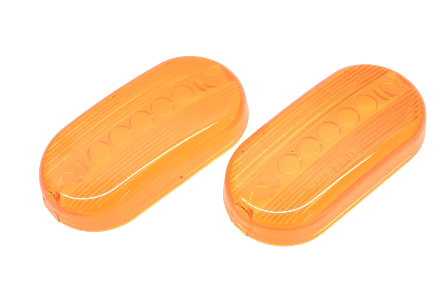 Truck-Lite 1259A Amber 4" x 2" Oval Marker Lens Qty 2