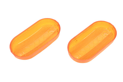 Truck-Lite 1259A Amber 4" x 2" Oval Marker Lens Qty 2