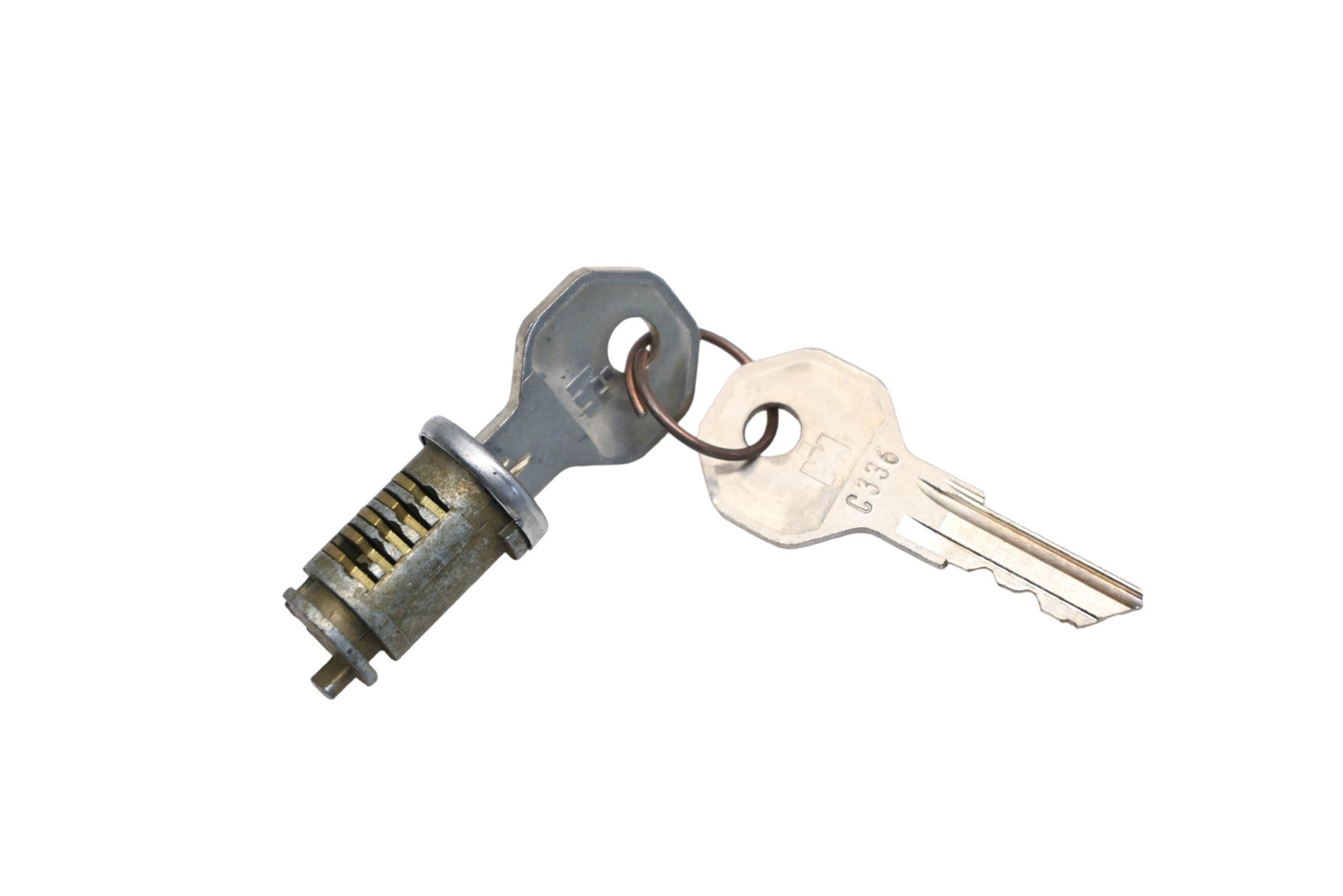 International 86625R91 Lock Cylinder With Keys NOS