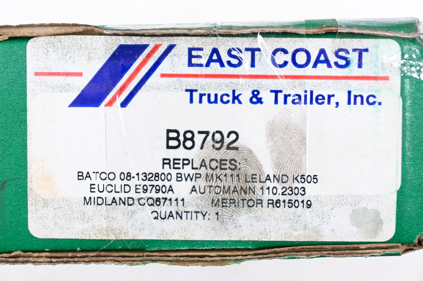East Coast Truck & Trailer B8792, 08-123800, R615019 Camshaft Repair Kit NOS