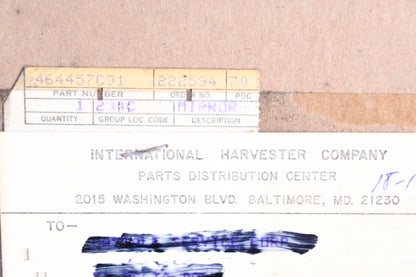 international 464457C91 Lefthand Mirror Mount Bracket NOS