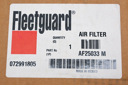 Fleetguard AF25033M, AF25033 M Air Filter NOS