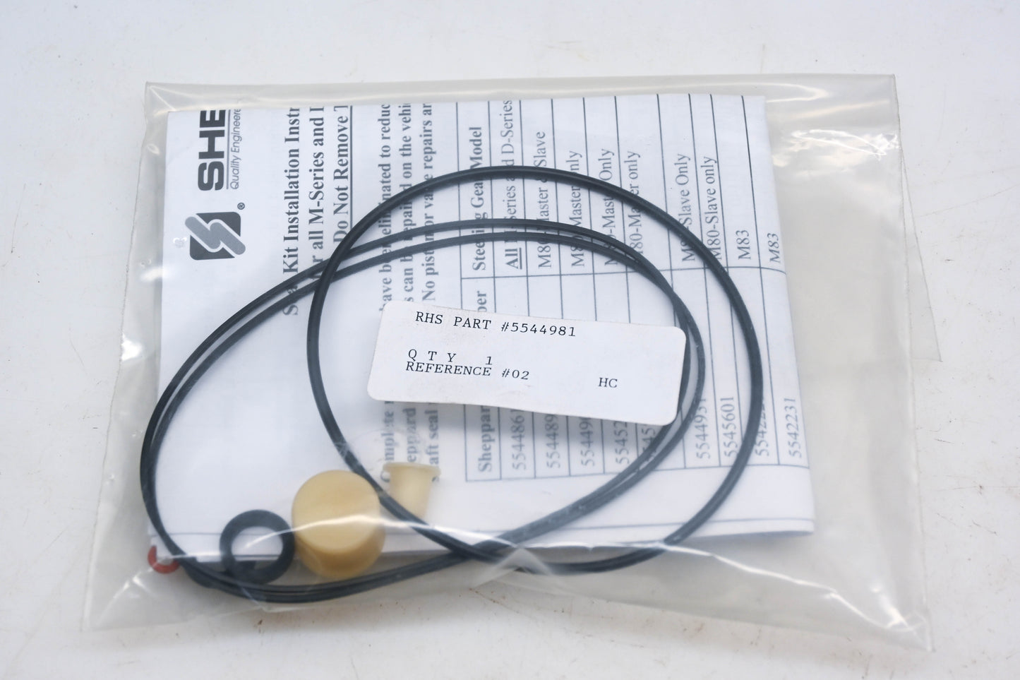 R.H. Sheppard 5544981 End Cap Seal Kit NOS