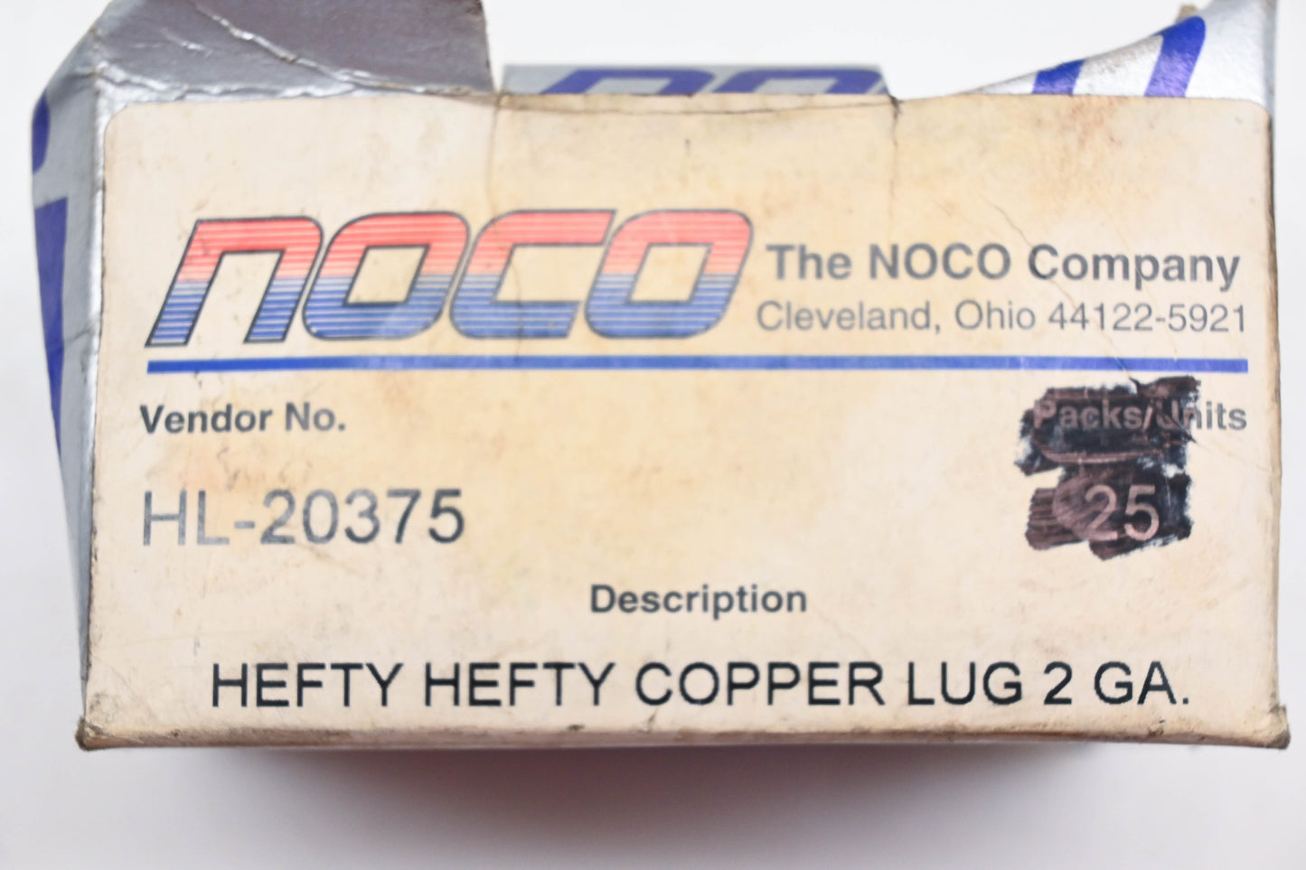 Noco HL20375, HL-20375 Copper Battery Cable Lugs Qty 9 NOS