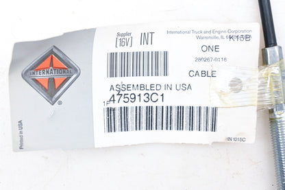 International 475913C1 Surge Tank Cable NOS