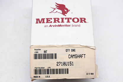 Meritor 2710U151 Heavy Vehicle Systems Control Camshaft NOS