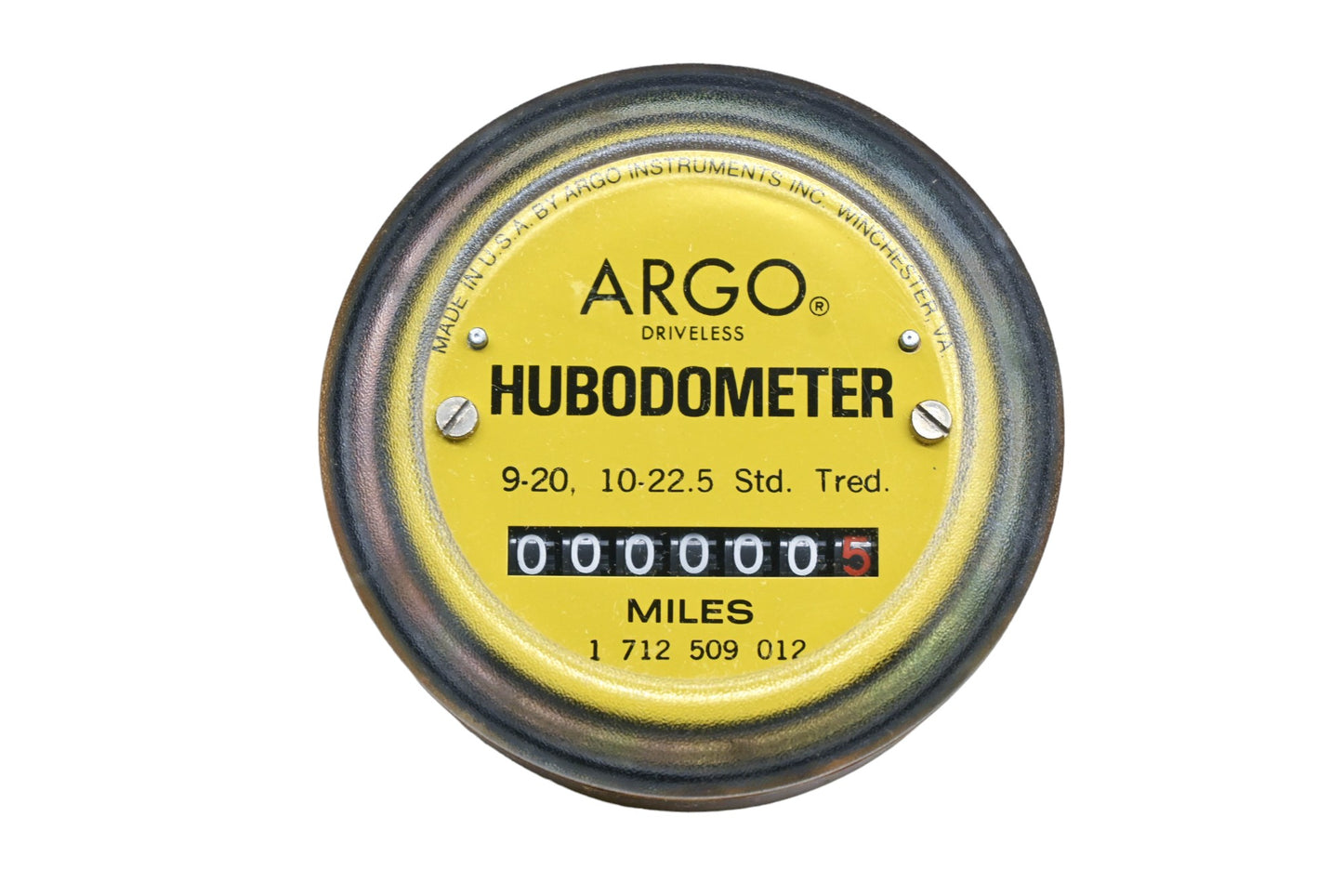 Argo 1712509012, 1 712 509 012 Hubodometer 9-20, 10-22.5 Standard Tread NOS