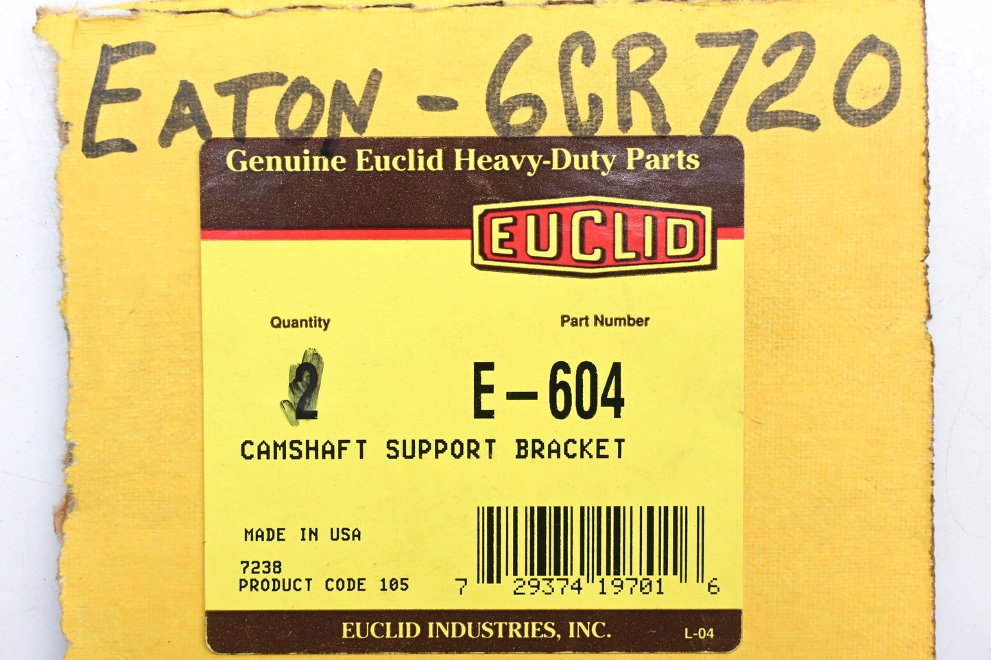 Euclid E-604 Camshaft Support Bracket NOS