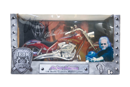 Toy Zone 22-160 Arlen Ness 1/6 Scale Custom Red Motorcycle Diecast NOS