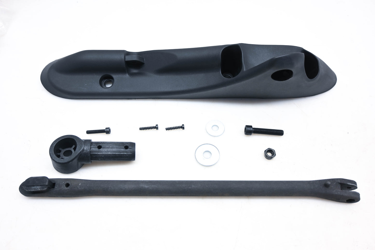 International 2509066C91 Black Passenger Upper Mirror Holder Kit NOS
