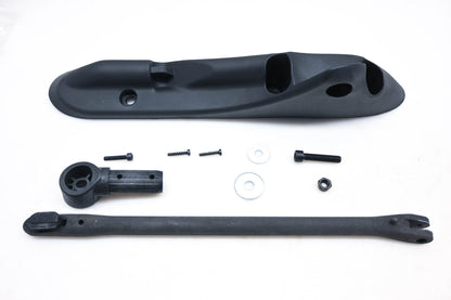 International 2509066C91 Black Passenger Upper Mirror Holder Kit NOS