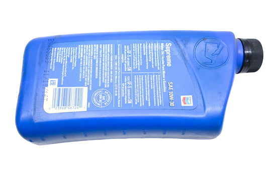 Chevron 46724 Supreme SAE 10W-30 1-Quart NOS