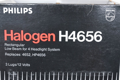 Philips H4656 Halogen 12v Low Beam Head Light Bulb NOS