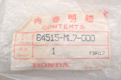 New OEM Honda 64515-ML7-000 Center Cowl Lower Stay NOS