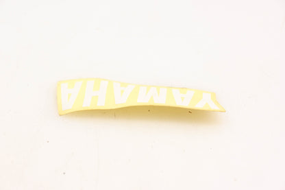 New OEM Yamaha 3WF-2153E-10-00 White Emblem Decal 5/8" x 2-1/4" NOS