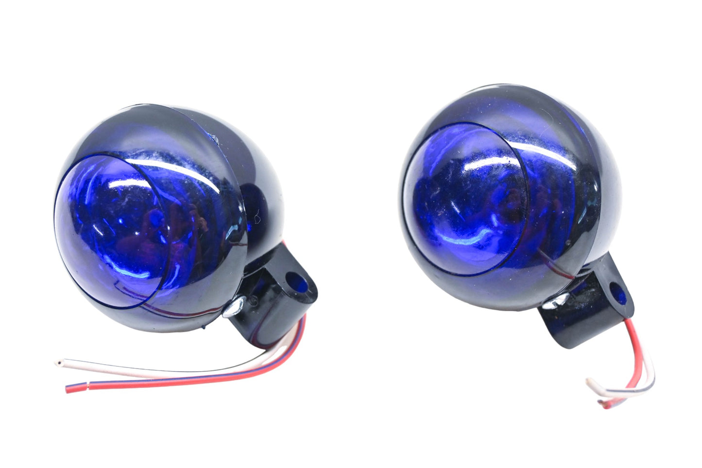 Aftermarket 30107 Blue Signal Lamps Qty 2 NOS
