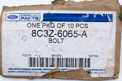 New OEM Ford 8C3Z-6065-A Hex Head Flange Bolts Qty 10 NOS