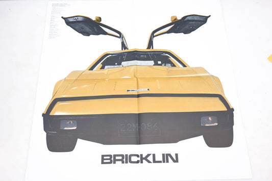 Bricklin DK026-35 1975 Safety Car SV-1 Sales Catalog Brochure NOS