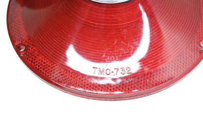 Glo-Brite TMC-732 Red Plastic Taillight 6-7/8" Assembly NOS