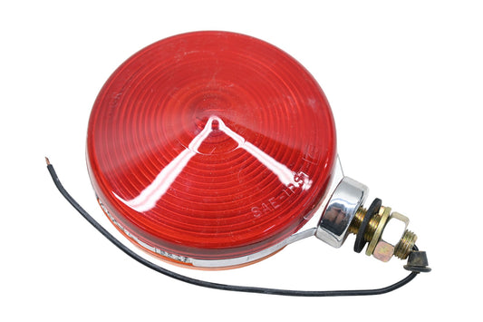 Grote 55290, 9023 Red/Amber 4" Lens Chrome Trim Lamp Assembly NOS