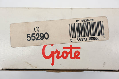 Grote 55290, 9023 Red/Amber 4" Lens Chrome Trim Lamp Assembly NOS