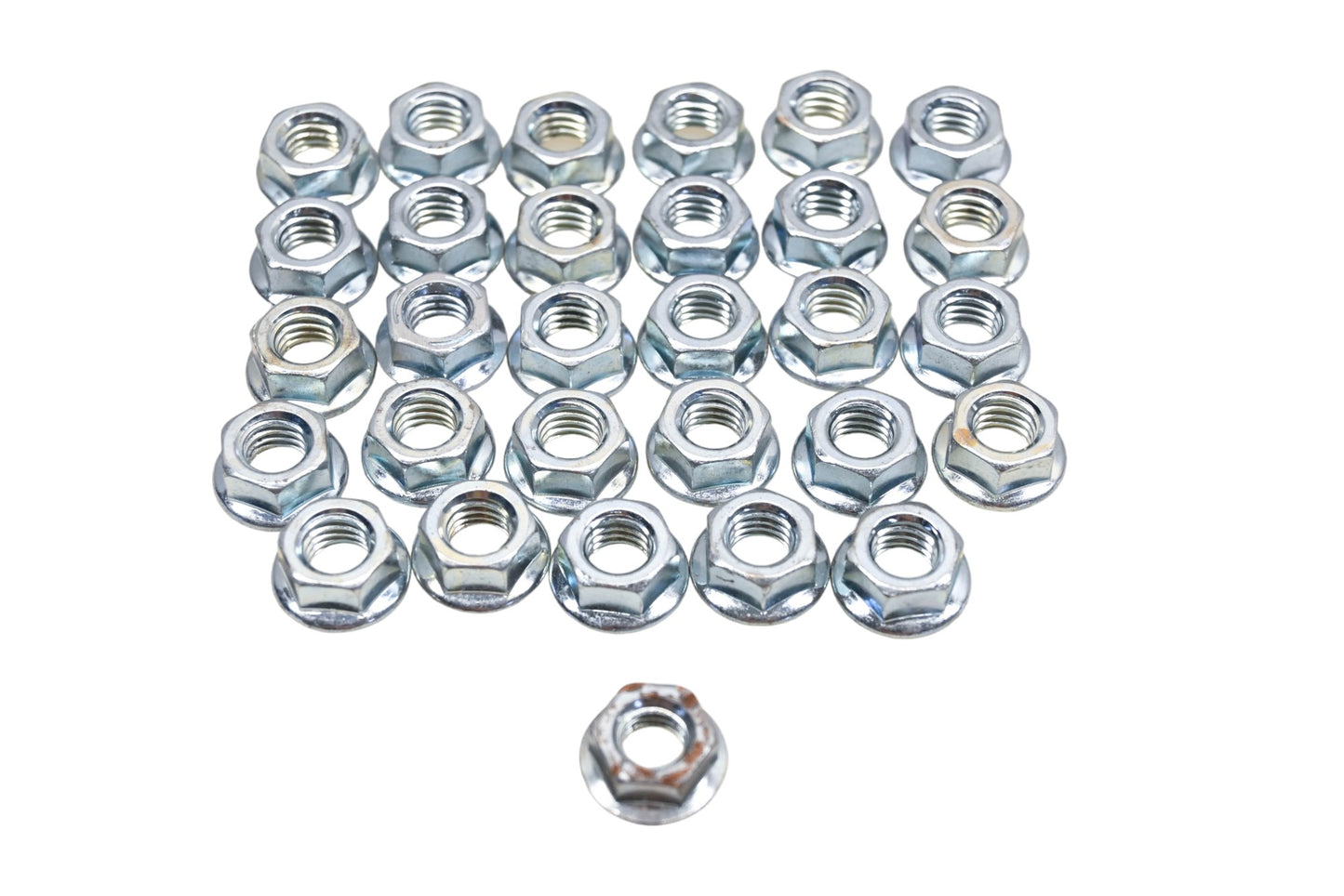 Aftermarket HN049-9 Serrated Flange Nuts 9/16" x 3/8"-16 Qty 30 NOS