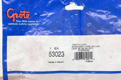 Grote 53023 Amber 4" Double Faced Lamp Assembly NOS