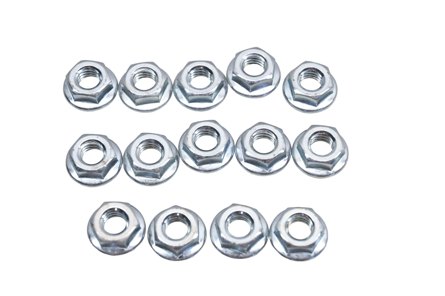 Aftermarket HN049-10 Serrated Flange Nuts 1/2" x 5/16-18 Qty 14 NOS