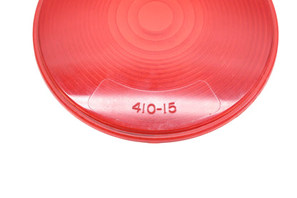 Peterson 410-15, 410-15R Red 4.25" Tail Light Lens NOS
