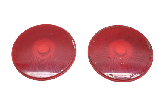 Grote 9001 Red 4.25" Tail Light Lenses Qty 2
