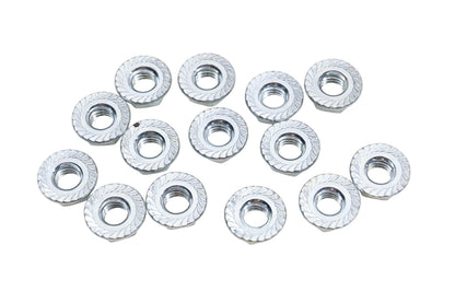 Aftermarket HN049-10 Serrated Flange Nuts 1/2" x 5/16-18 Qty 14 NOS