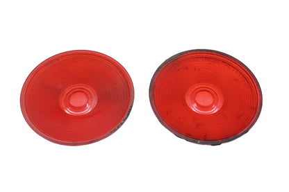 Grote 90762, 9076 Red 4.25" Tail Light Lenses Qty 2