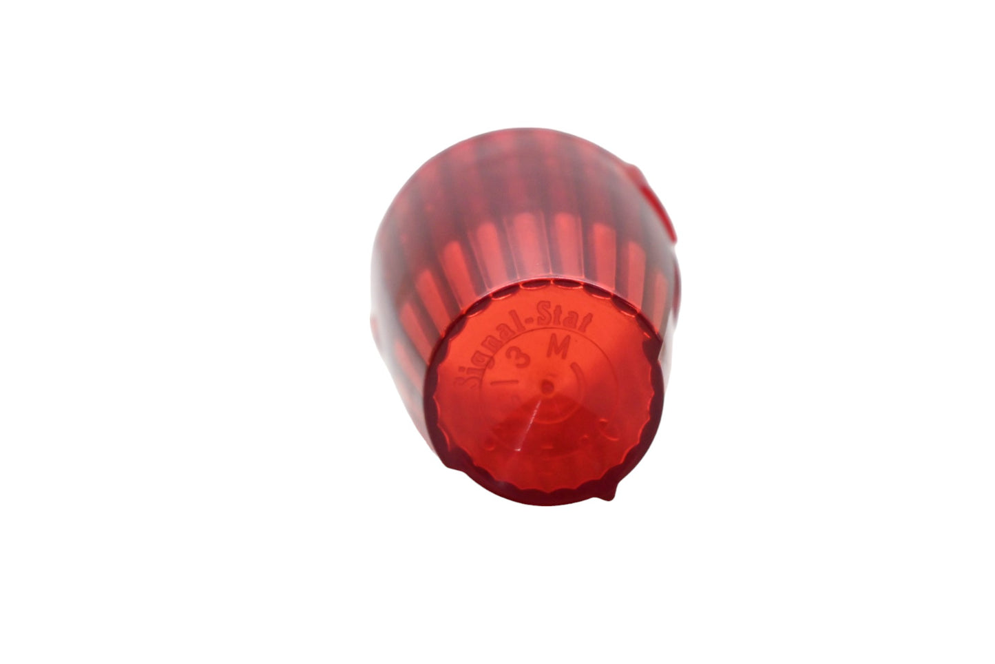 Signal-Stat Al011-19 Red 2.5"Blunt Nose Marker Lamp Lens NOS